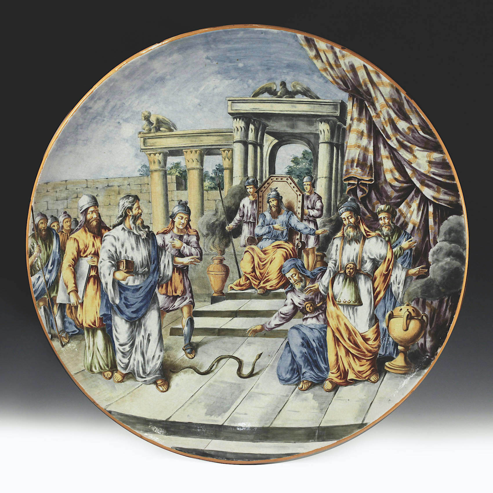 Декоративная тарелка «Суд царя Соломона»