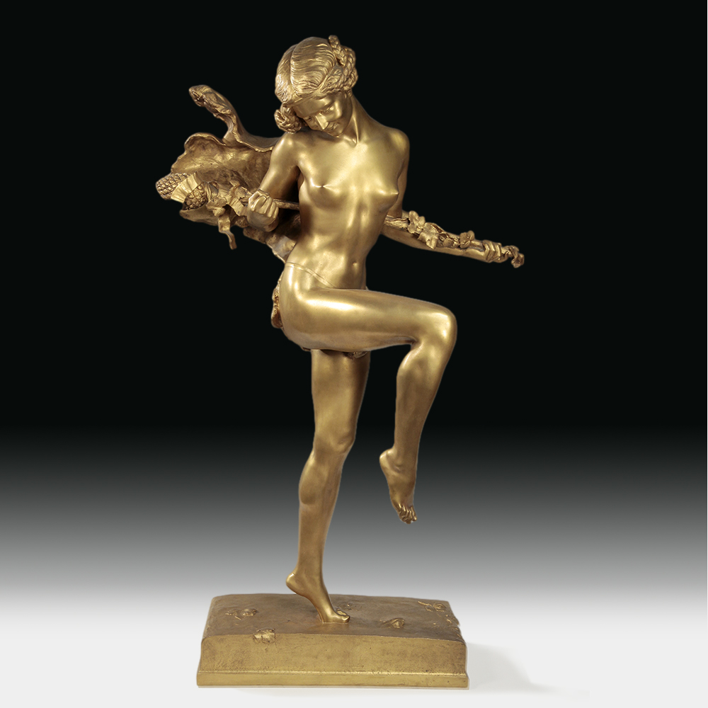 Анри Фредерик Варен. Скульптура «Танцующая вакханка»